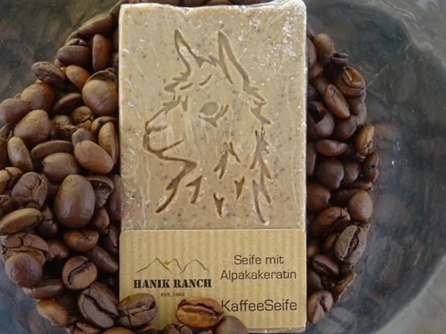 Natur Alpaka Seife "Kaffee"